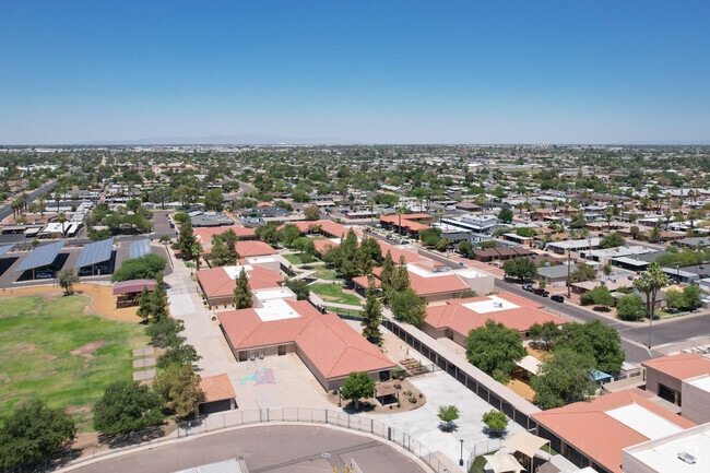Encanto Elementary in central Phoenix consists of multiple buildings.