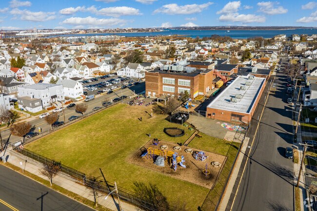 South Amboy Elementary is a short distance from the Raritan Bay.