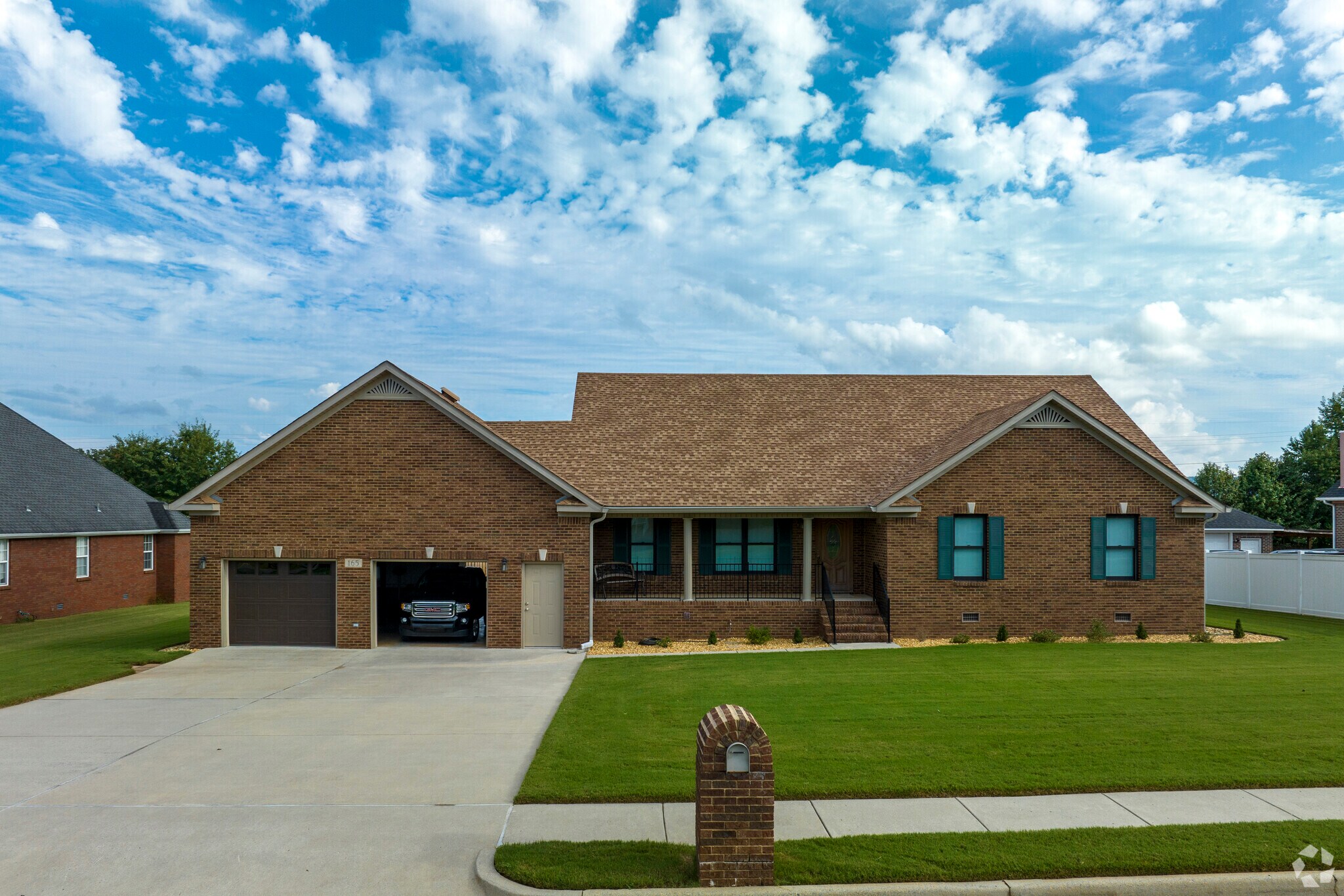 New Traditional style homes are one of several styles available in the Moores Mill Neighborhood.