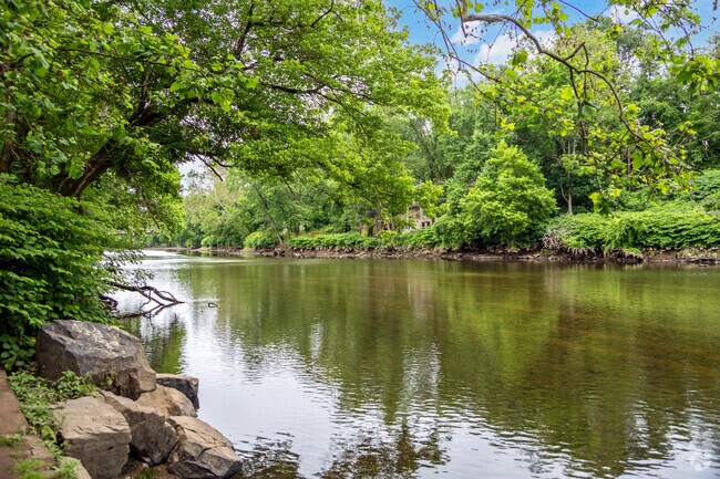 Enjoy the view of Neshaminy Creek in Newport Park in Bensalem.
