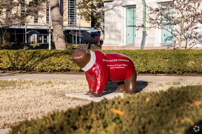 The Ruth Bader Gins-Bear is a familiar site for MSU students and Phelps residents.