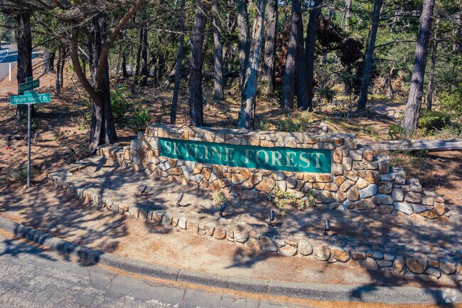Skyline Forest, Monterey, CA is a small community surrounded by forest.