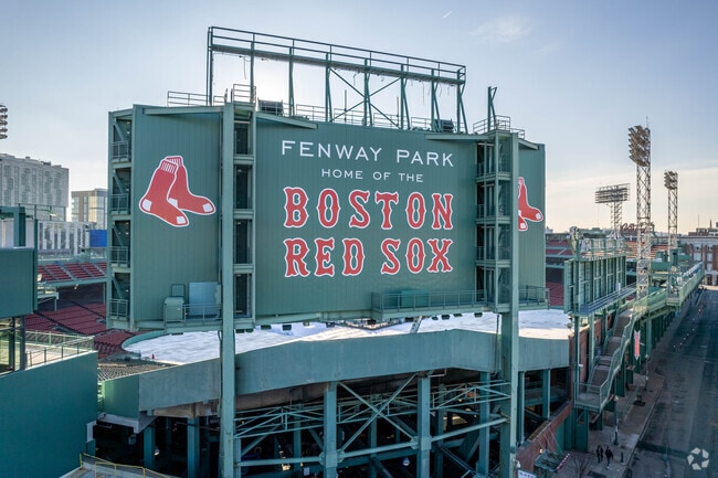 Fenway neighborhood is home to baseball's historic Fenway Park and the Boston Red Sox.