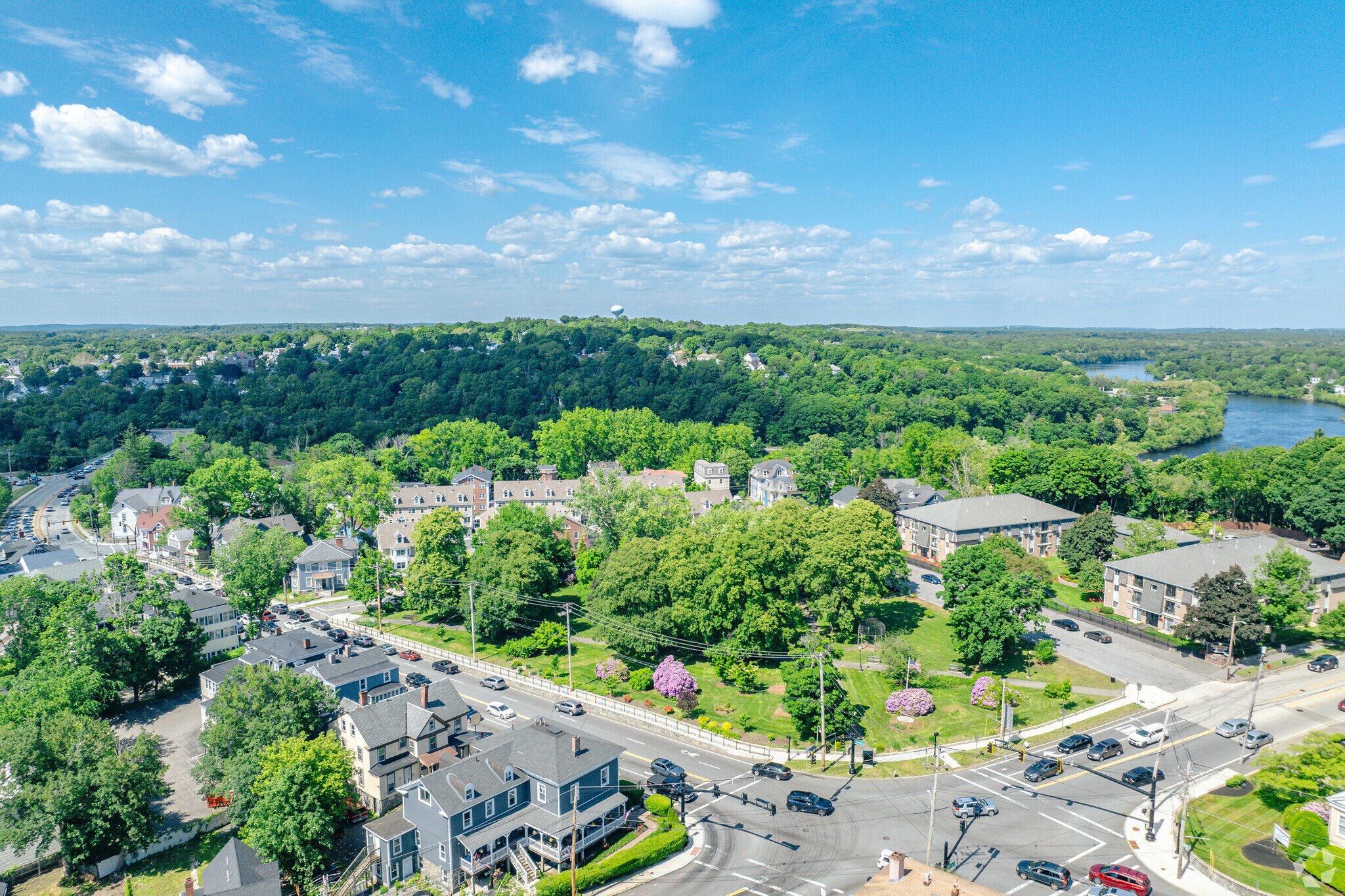 Just a short walk around Belvidere and locals will find Kittredge Park by the Merrimack River.