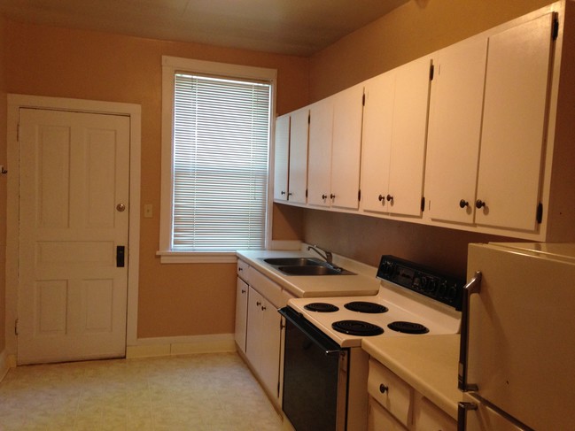 Kitchen is painted yellow