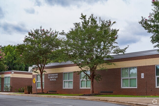 A wide shot for Devonshire Elementary.
