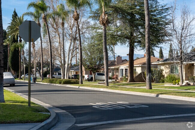 A look down a typical street in Grand.