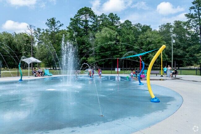 The free splash pad in Sesquicentennial Park near Dentsville is a great way to spend a hot day.