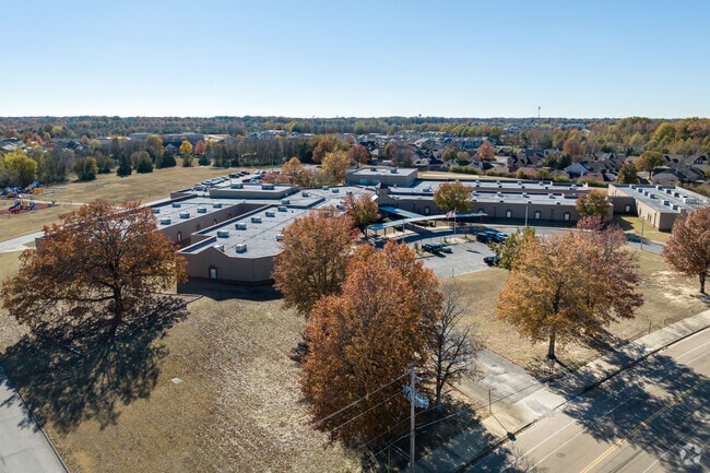 There is ample parking at Southwind Elementary School.