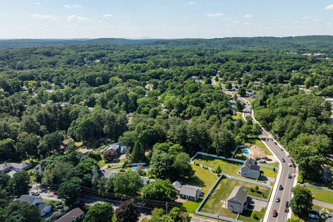 Visit Nobscot for lush green spaces and classic New England charms.