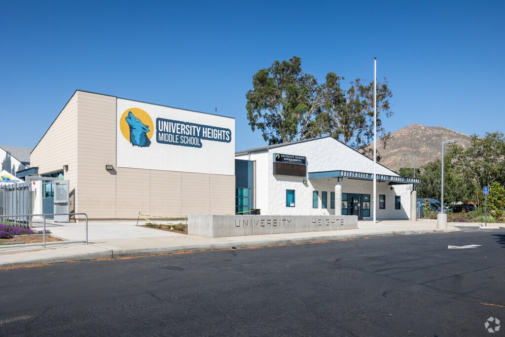 University Heights Middle School in Riverside encourages positivity.