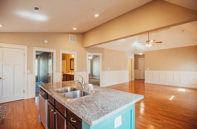 Unit B - Island/Living room