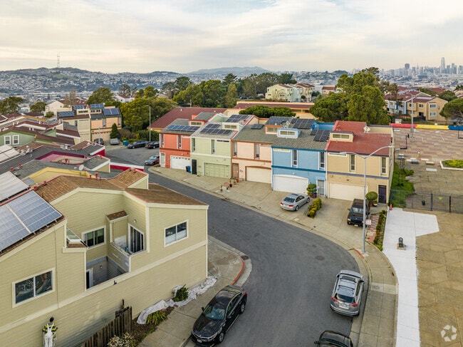 The proximity of Bayview to downtown San Francisco makes the housing prices much more expensive.