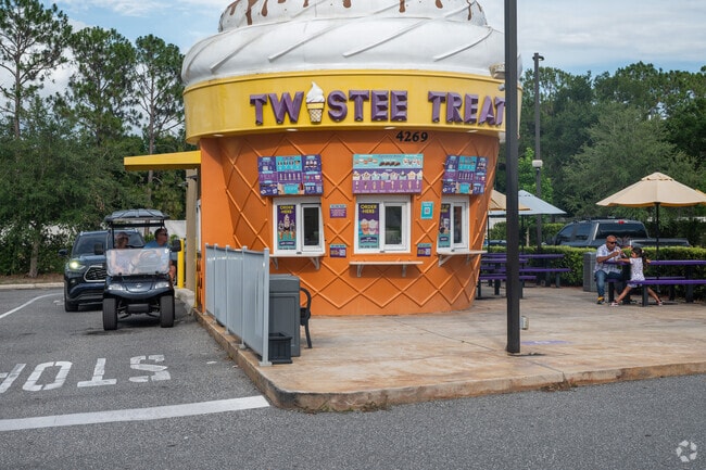Residents of Spring Valley beat the heat with a soft-serve cone from Twistee Treat.