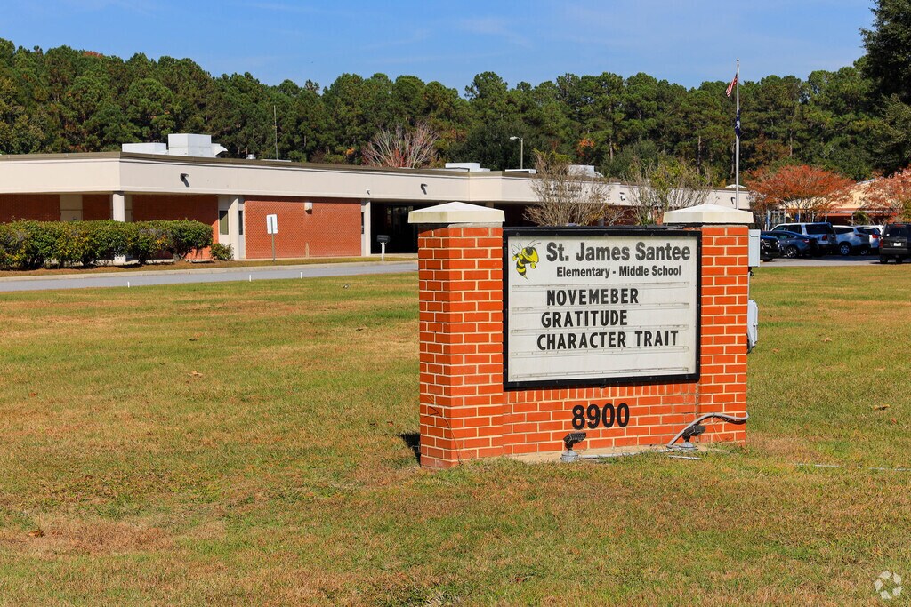 St. James Santee Elementary and Middle School are located in the same building.