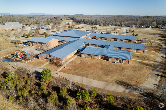 Aerial overview of Lyman Elementary School