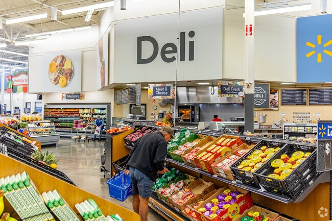 Lyman residents shop for fresh deli items at Walmart in nearby Evanston.