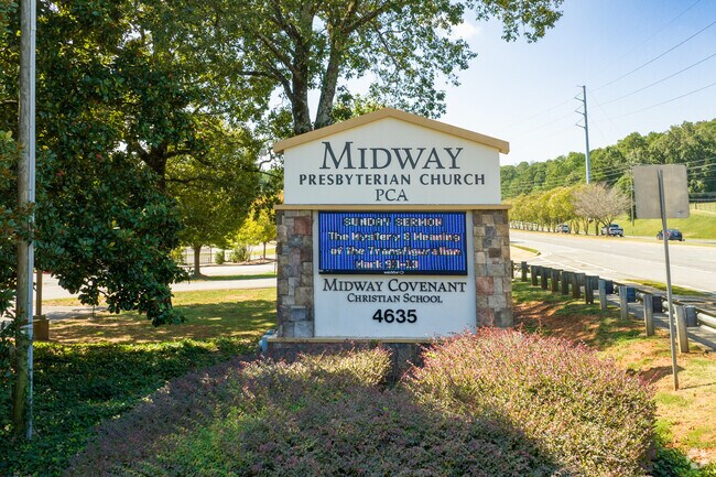 Midway Covenant Christian School is located at 4635 Dallas Hwy, Powder Springs, GA 30127.