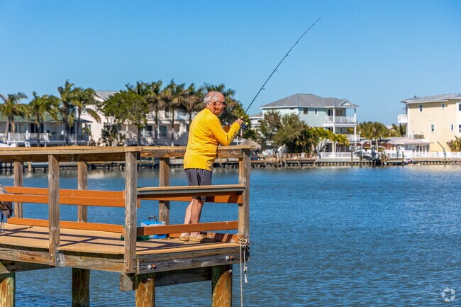 There are many places around Redington Shores to throw your line in with some fresh bate.