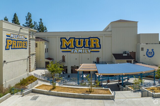 The John Muir High School is an early college magnet school in North Pasadena, CA.
