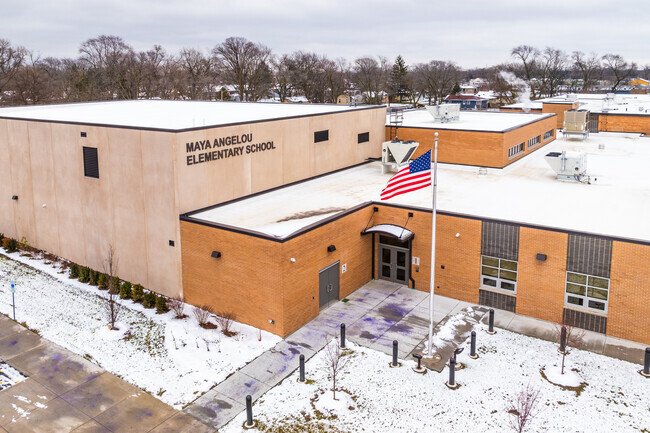 Maya Angelou Elementary School is located in Harvey.