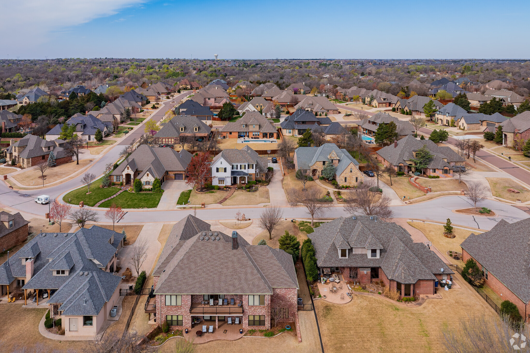 Coffee Creek offers newly built, modern, and spacious houses with various styles.