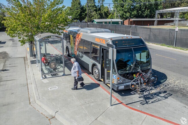 The NVTA and Vine Buses are the main mode of transportation through American Canyon.