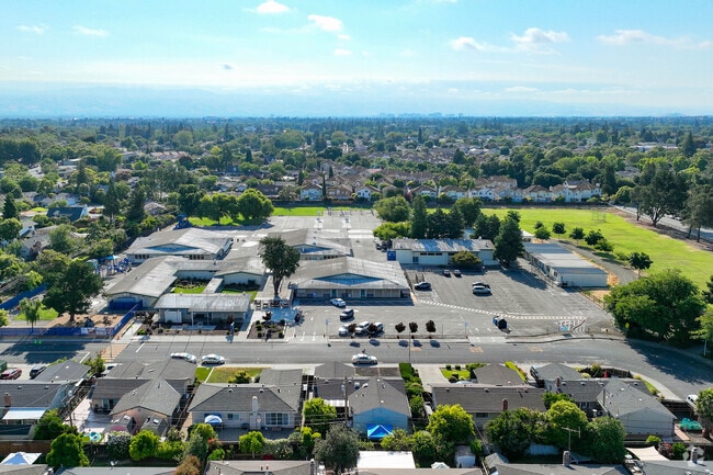 An overview of Laurelwood Elementary School in Birland.