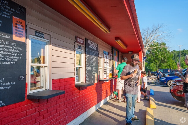 Drive an easy 10 to 15 minutes from Corinna for the best ice cream at the Lakeshore Restaurant.