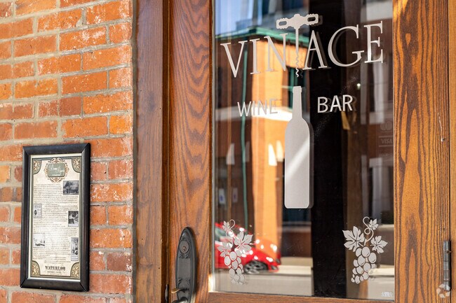 Many restaurants and wine bars in Waterloo, IL, are housed in beautifully preserved brick buildings.