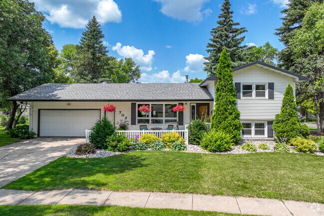 Split level homes are common in the River West community.