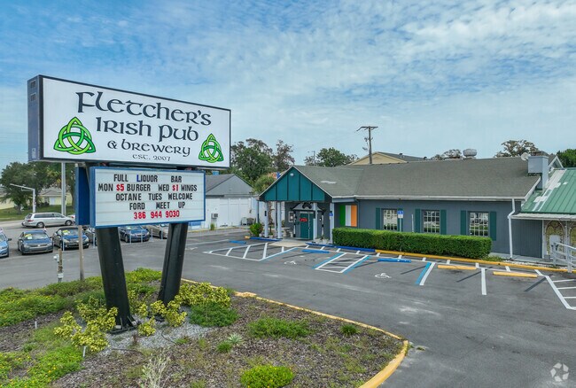 Fletcher’s Irish Pub and Brewery is the Holly Hill's locals favorite watering hole.