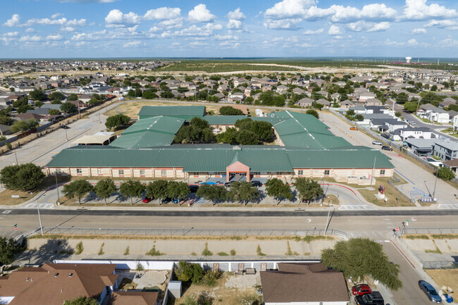 Charles Borchers Elementary School hosts grades Pre-K to 5th in northeast Laredo, Tx.