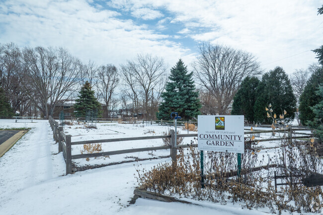 Sturtevant Community Garden is located right next to the civic center.