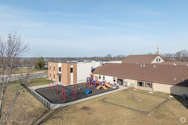 Students can enjoy the playground at Star Of Bethlehem Lutheran School