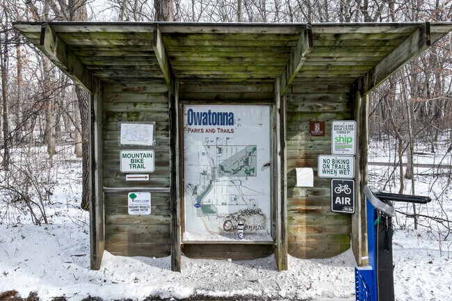 Kaplan Woods Park spans over 200 acres and offers several trails.