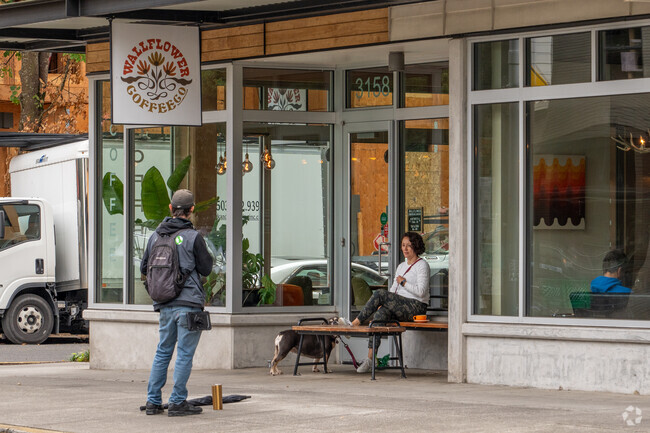 Wallflower Coffee Co is a great spot to enjoy a cup of coffee with your pup.