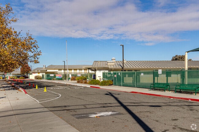 Drop off area at Captain Jason M. Dahl Elementary School in San Jose.