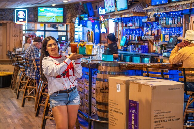 Radium Springs locals love to get a drink and visit with friends at Blue Moon Bar and Grill.