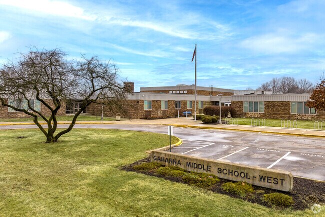 Gahanna Middle School - West near Wexmoor serves the children in grades 6-8.