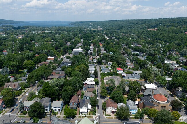 Fall Creek is a former industrial part of Ithaca that has been converted to a residential area.