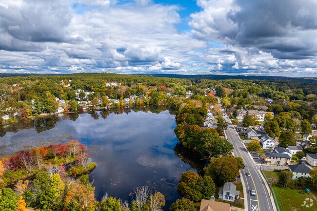 There are many lakes and ponds around Uxbridge for residents to enjoy.