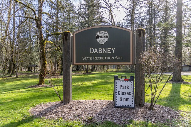 Dabney State Recreation Area offers recreational opportunities for residents of East Sandy River Area.