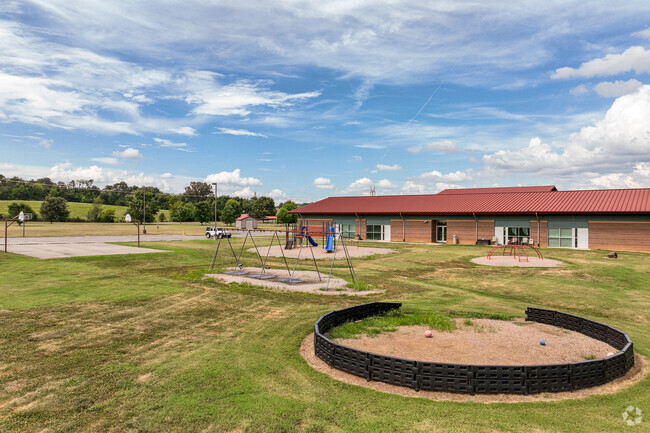 Mary Blount Elementary has ample room for the kids to play.