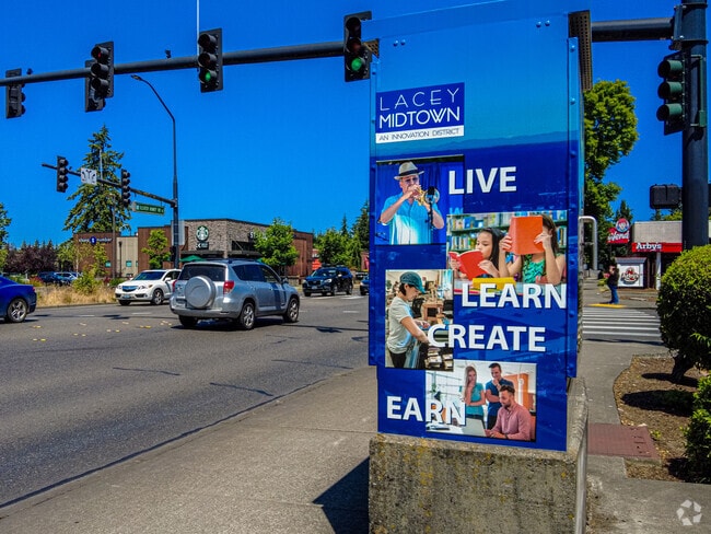 The Central Lacey neighborhood is known as the innovation district.