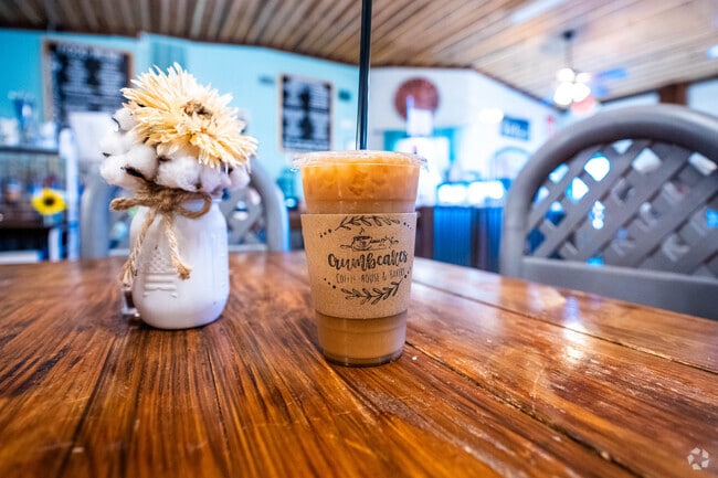 Residents of Highlands can enjoy fresh coffee at Crumbcakes Coffee House.