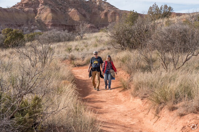 Palo Duro Canyon offers trails and scenic views.