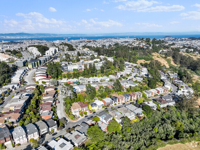 The air is crisp and the views are beautiful in Diamond Heights.