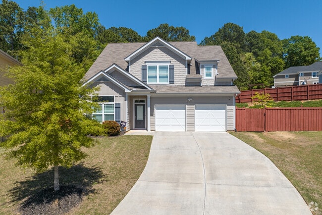 You'll find traditional style homes with two car garages in Browns Mill Park.