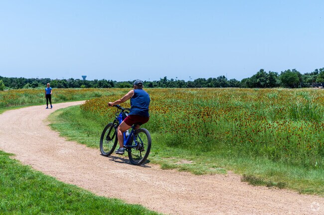 Cedar Park's Brushy Creek Lake Park is perfect for biking.